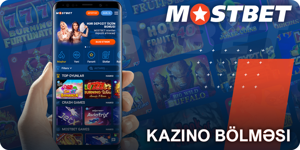 Mostbet proqramında onlayn kazino